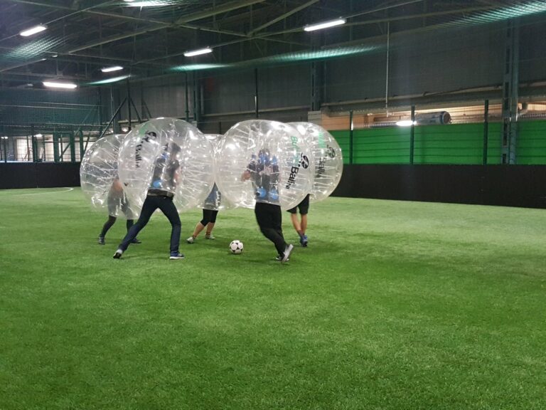 Bubble soccer in Belfast Northern Ireland