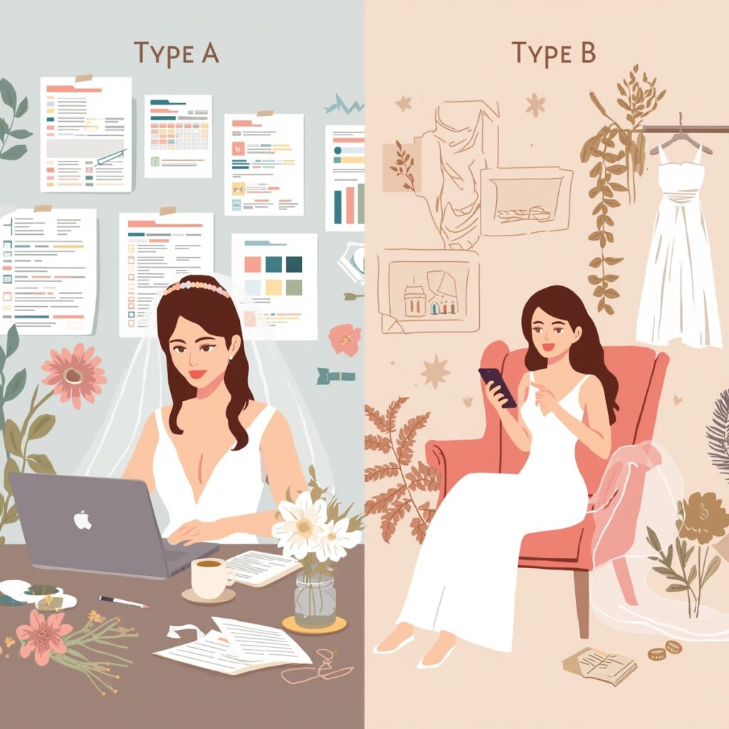 Type A bride vs Type B brides