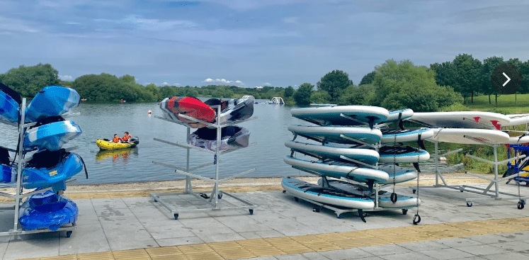 canoes and kayak for a birthday party ideas in Craigavon at the lakeside