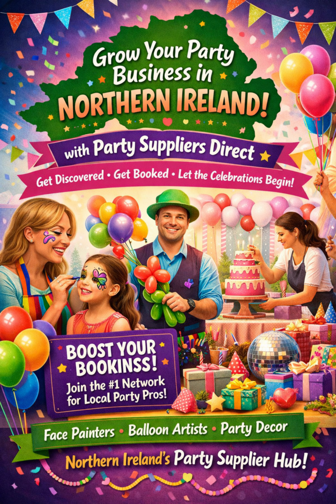 grow your party business in Northern Ireland