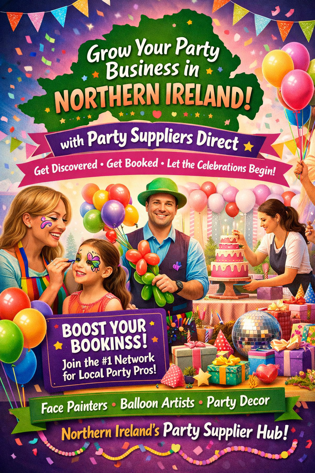grow your party business in Northern Ireland
