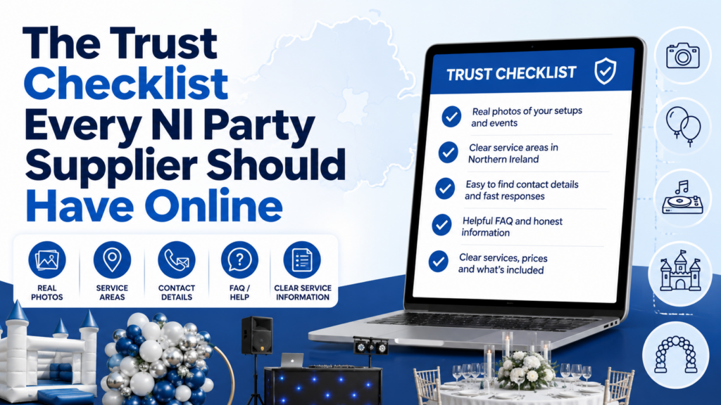 The Trust Checklist Every NI Party Supplier Should Have Online