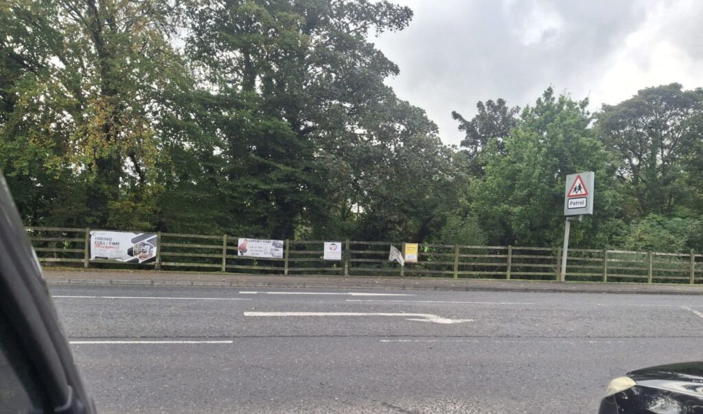 Do small roadside signs actually work?