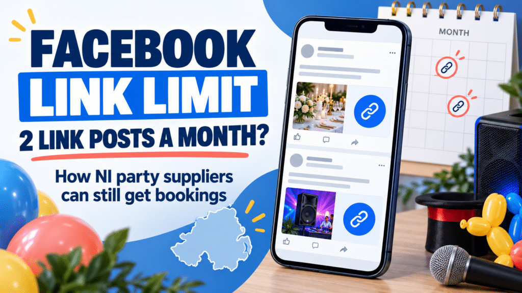 Two-Link Facebook Limit for Party Bookings