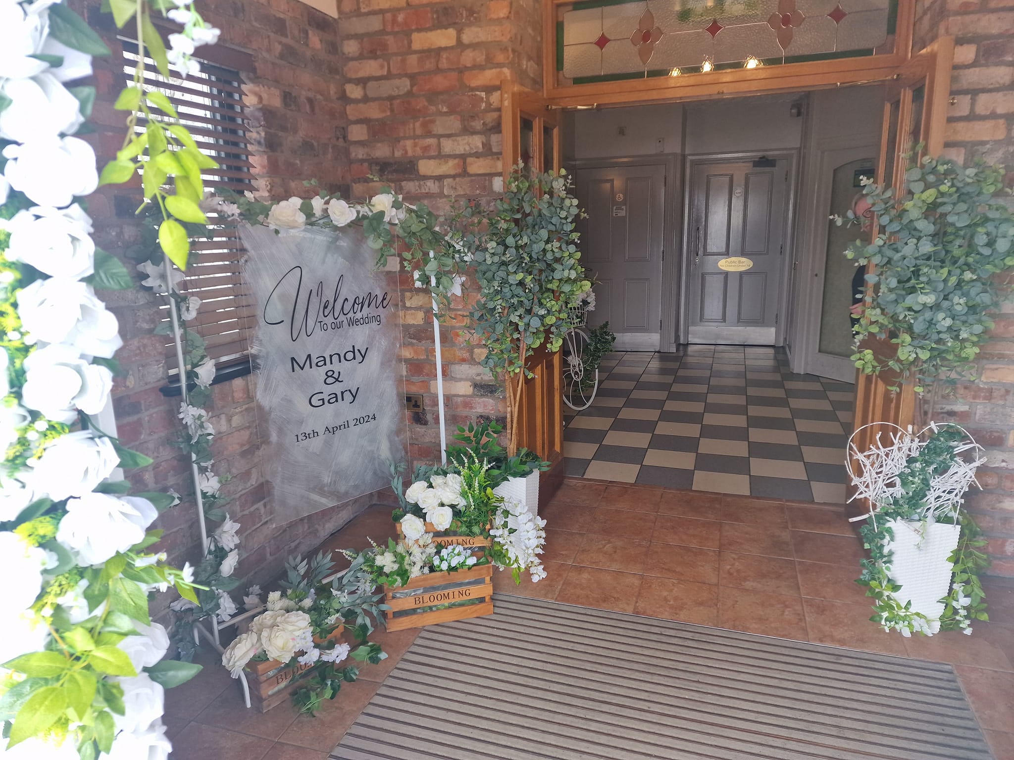 wedding entrance set up Event Decorators in Lisburn