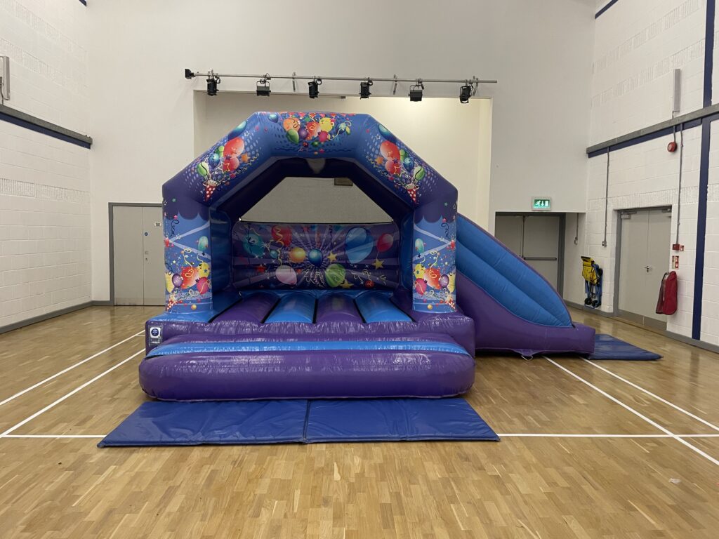 Indoor castle with a slide Birthday party in Magherafelt