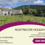 Rostrevor holidays self catering with Mourne mountains in background