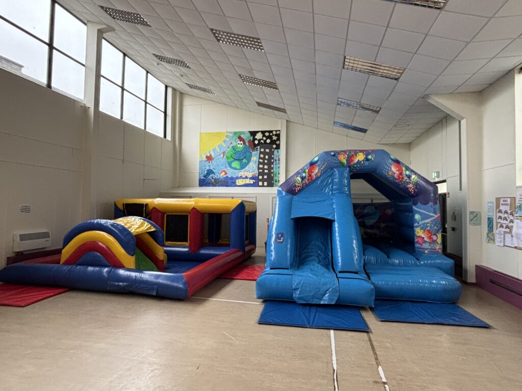 bouncy castles for a low ceiling
